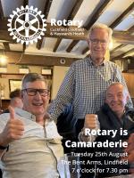 ROTARY MEETING AT THE BENT ARMS